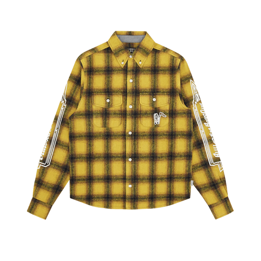 Check L/s Shirt Yellow