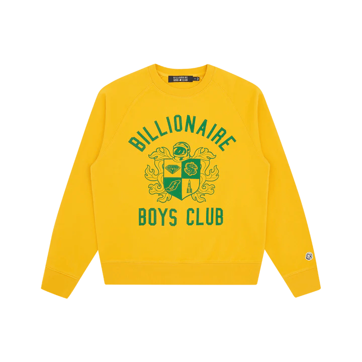 Crest Logo Crewneck Yellow