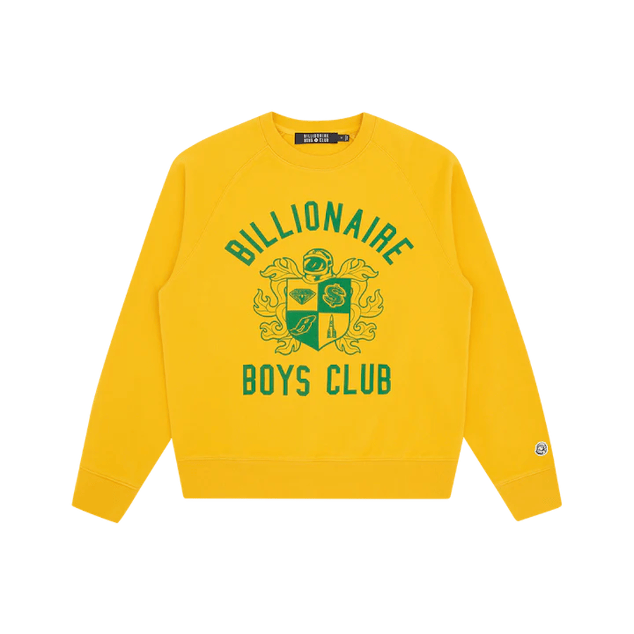 Crest Logo Crewneck Yellow