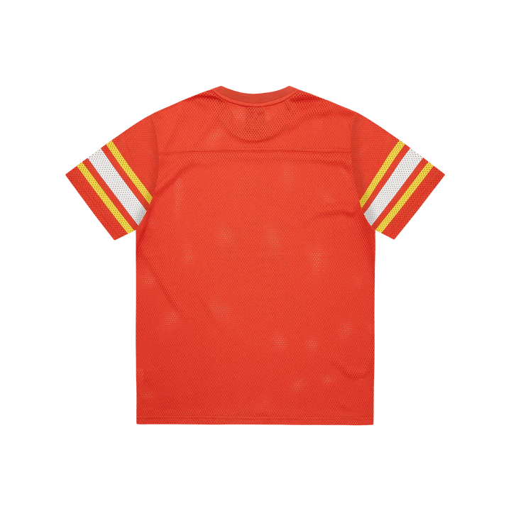 Crest Logo Mesh Football Shirt Orange - Bild 2