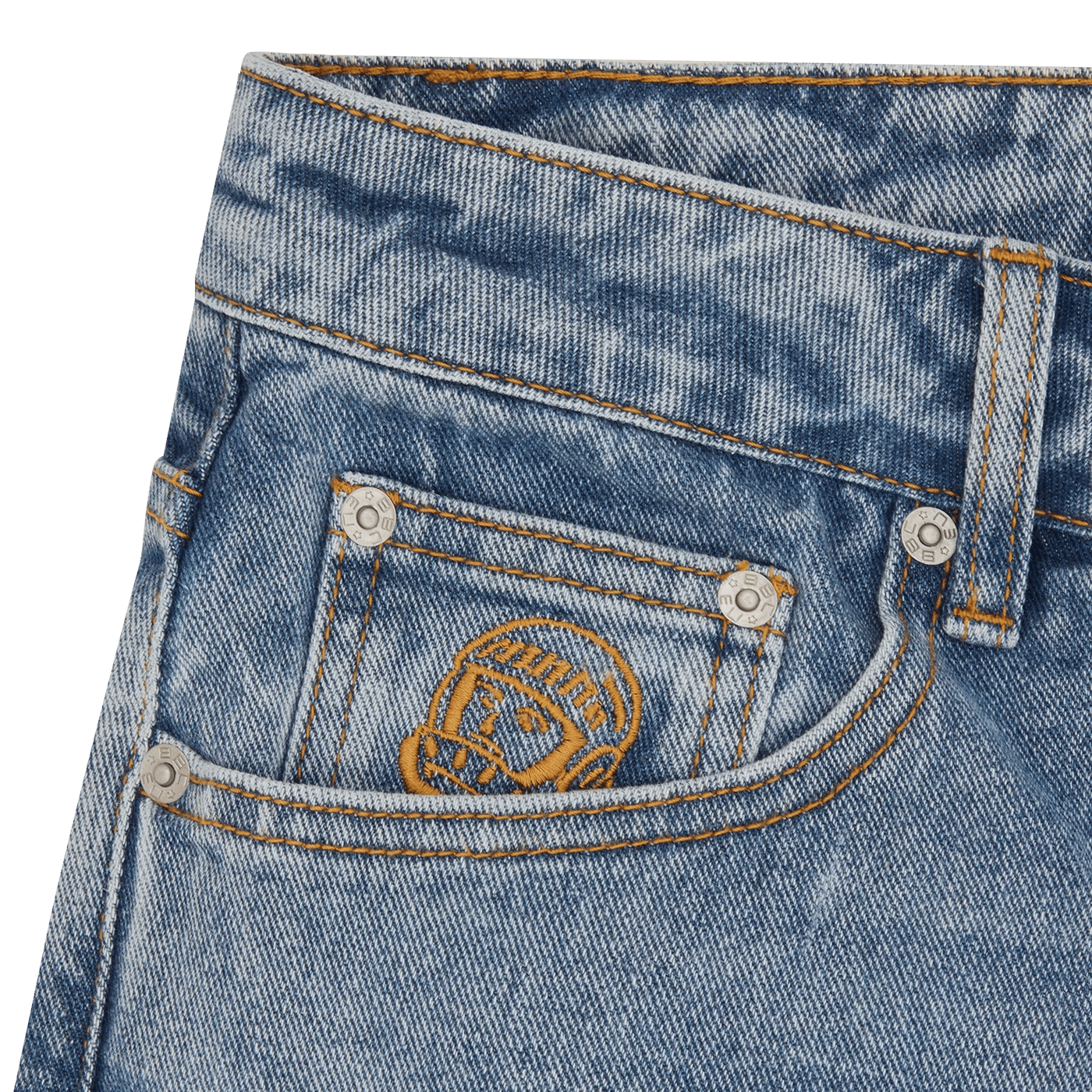 Diamond & Dollar Embroidered D Stonewash Blue - Bild 3