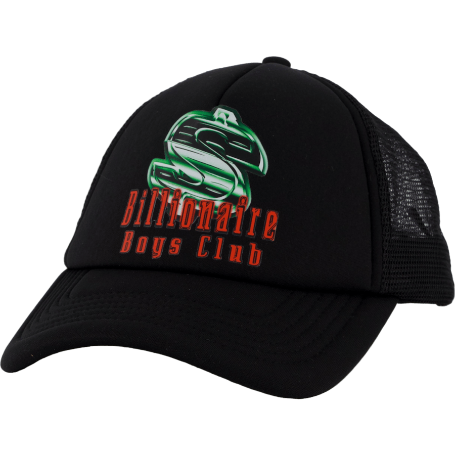 Dollar Sign Trucker Black