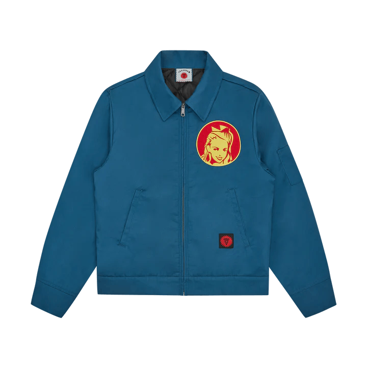 Waitress Work Jacket Dark Blue, Male, Apparels, jackets, Blue, XXL