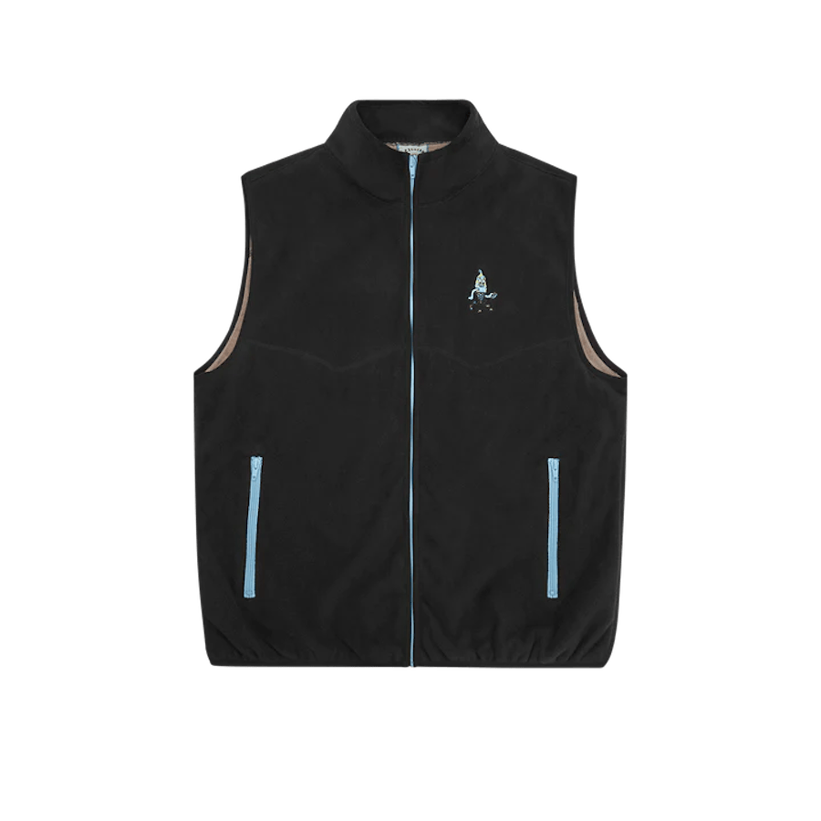 Fleece Vest Black