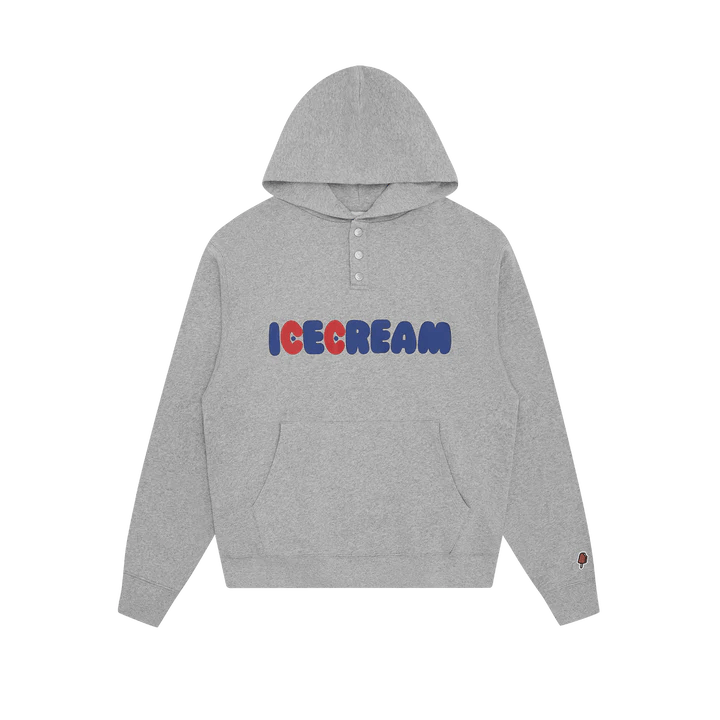 Donut Popover Hood Heather Grey