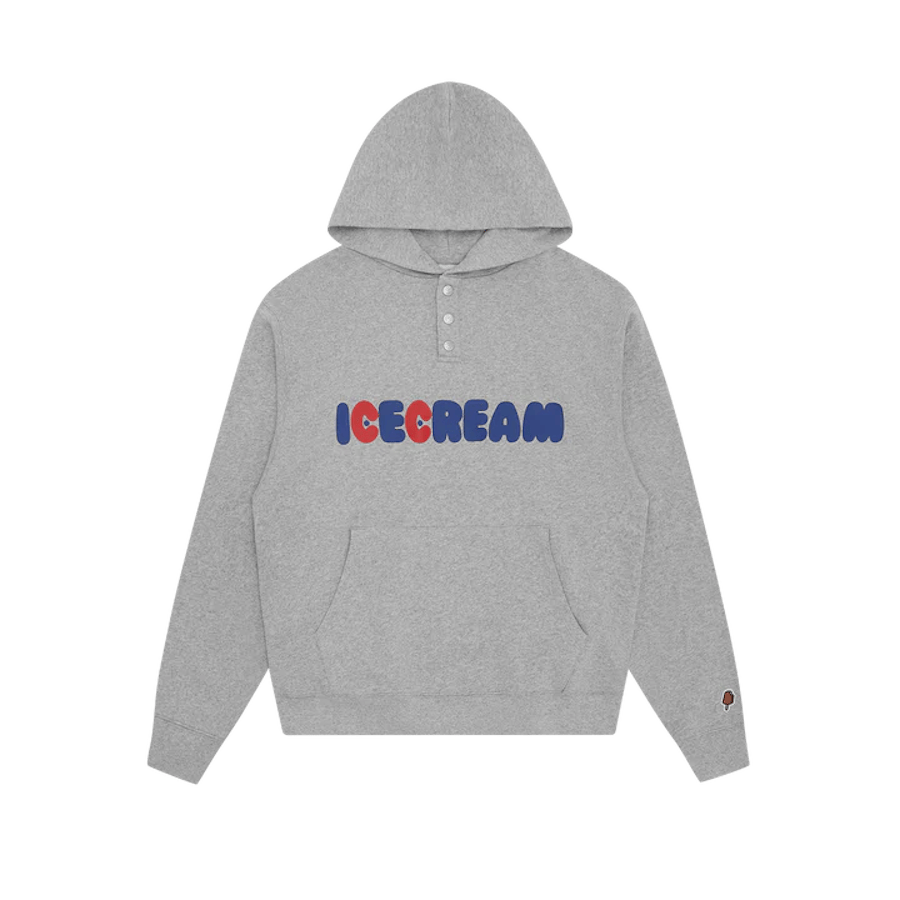 Donut Popover Hood Heather Grey