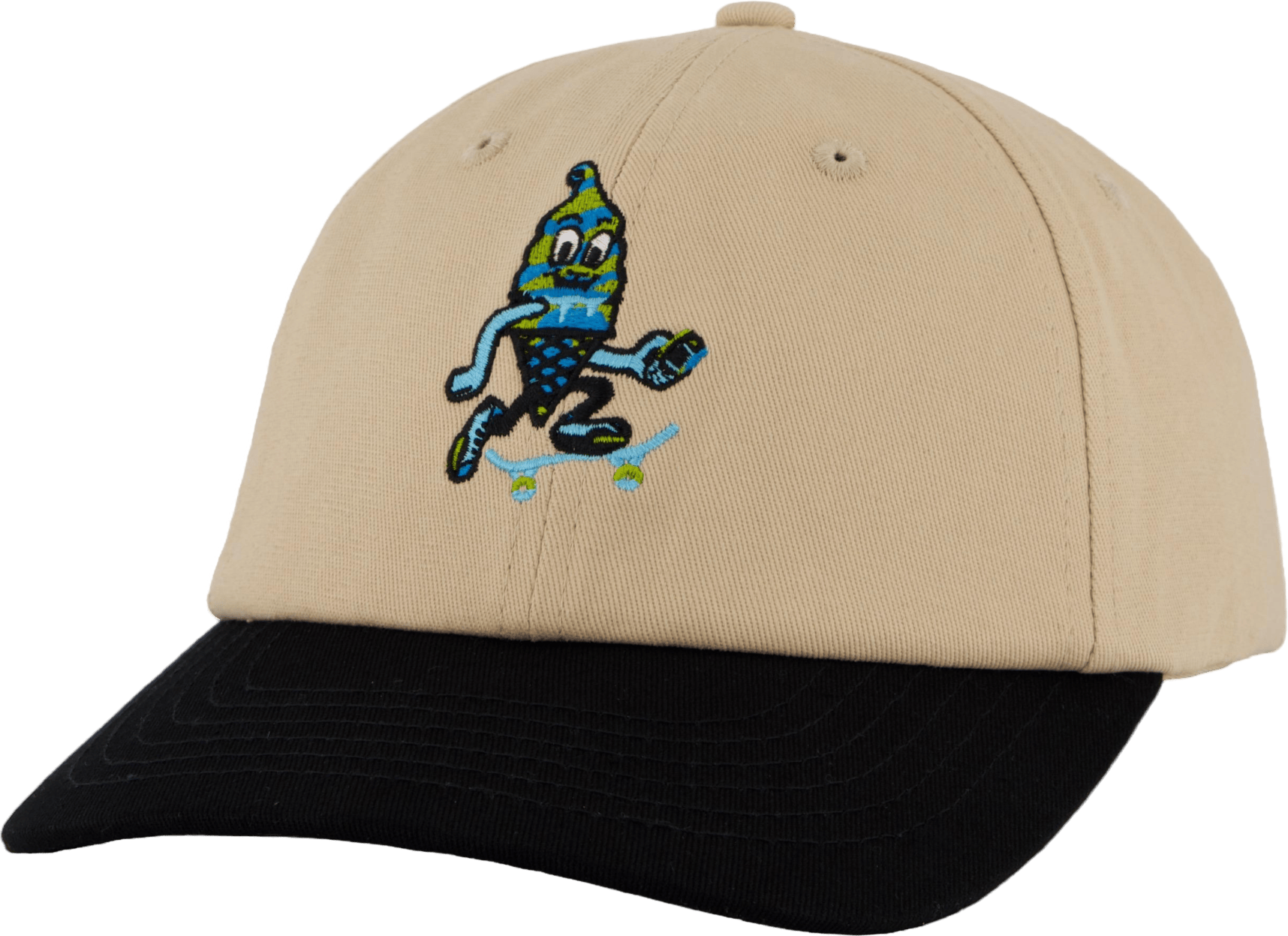 Team Eu Skate Cone Dad Cap Beige