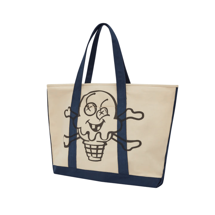 Cones And Bones Totebag Ecru/navy - Bild 2