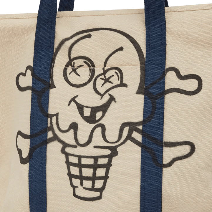 Cones And Bones Totebag Ecru/navy - Bild 3
