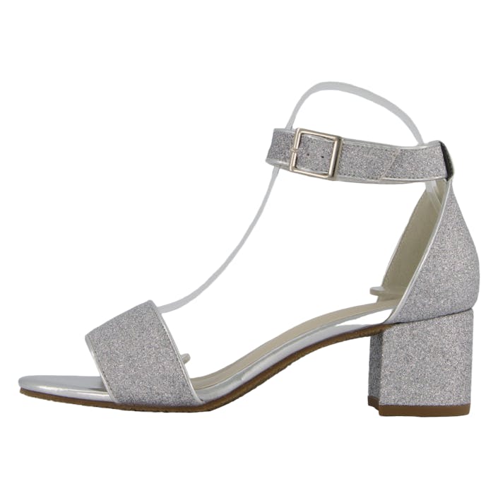 97-48551 Silver, Female, Shoes, Heels, heels, Silver, EU 38
