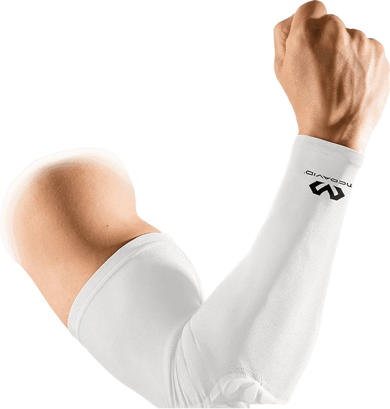 Hex Shooter Arm Sleeve White, Unisex, Utrustning, Skydd, Träning, Vit, L