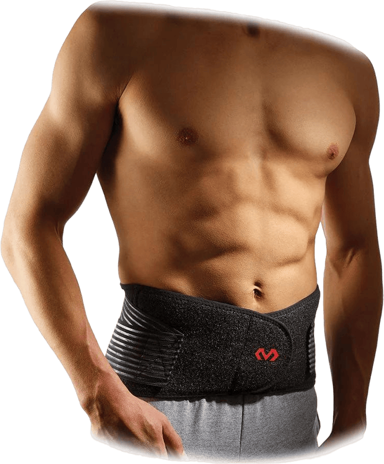 Back Stabilizer Black, Unisex, Equipment, Protection, Workout, Black, S