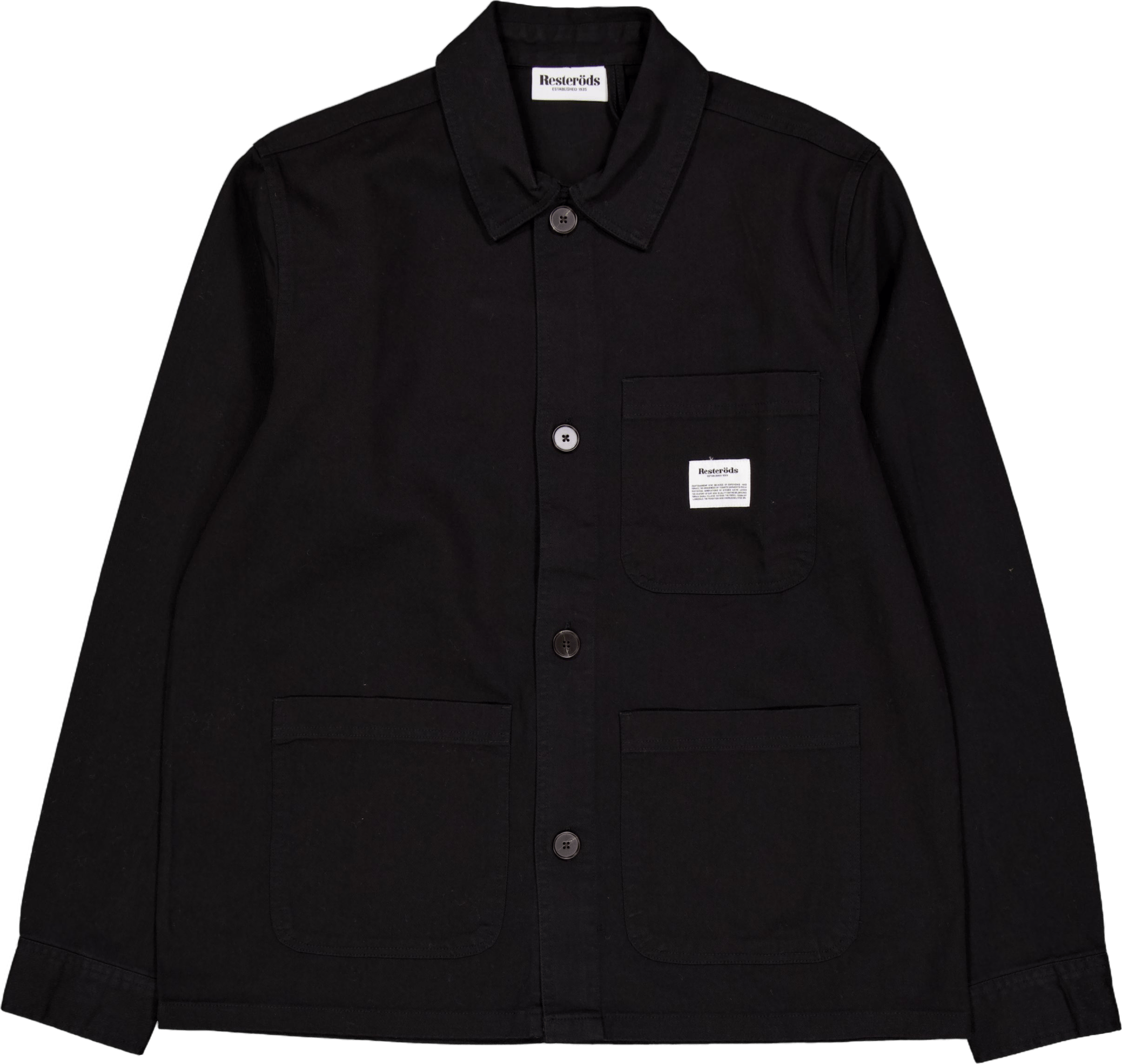 Twill Overshirt 09 Black