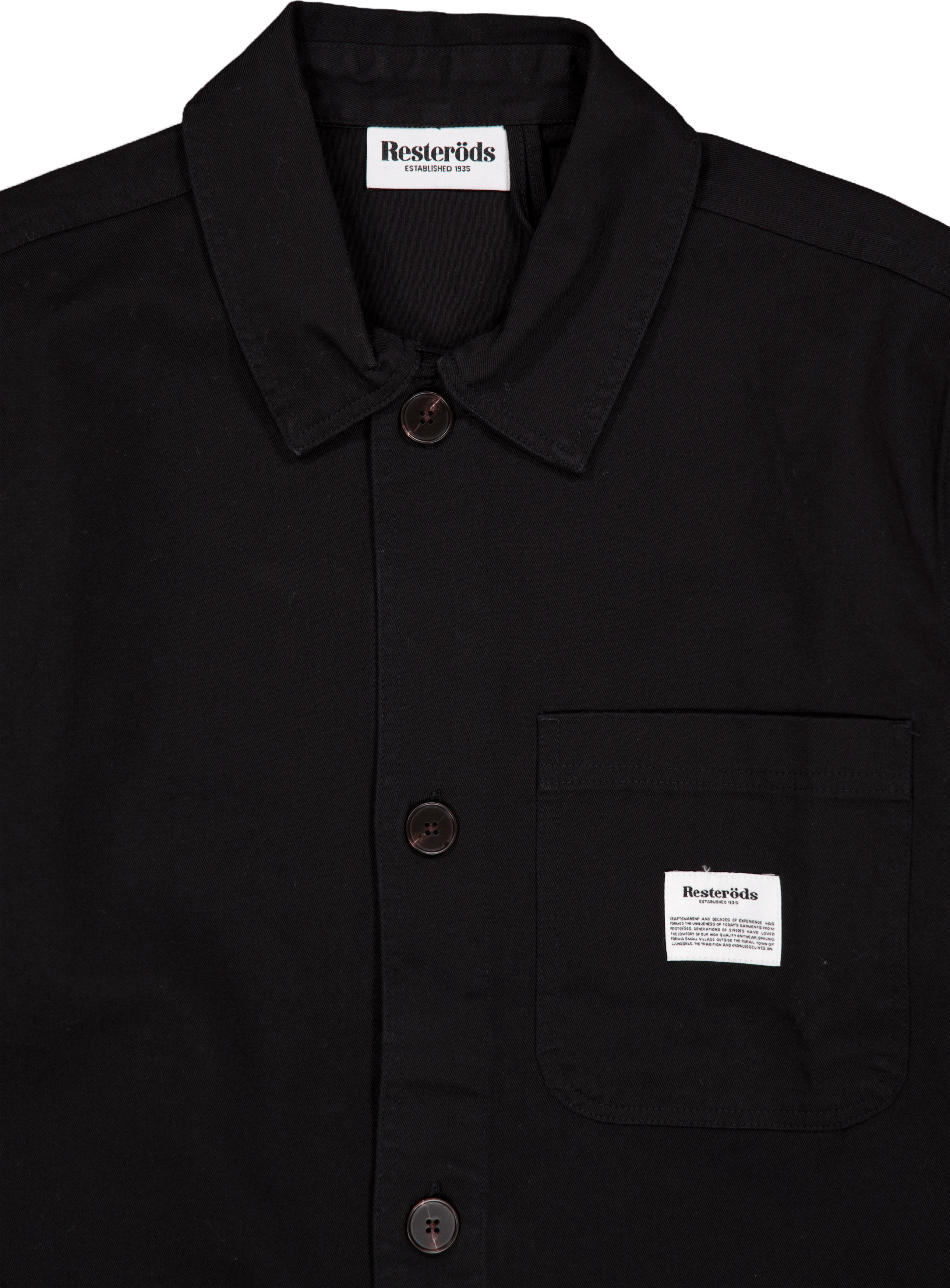 Twill Overshirt 09 Black - Bild 3