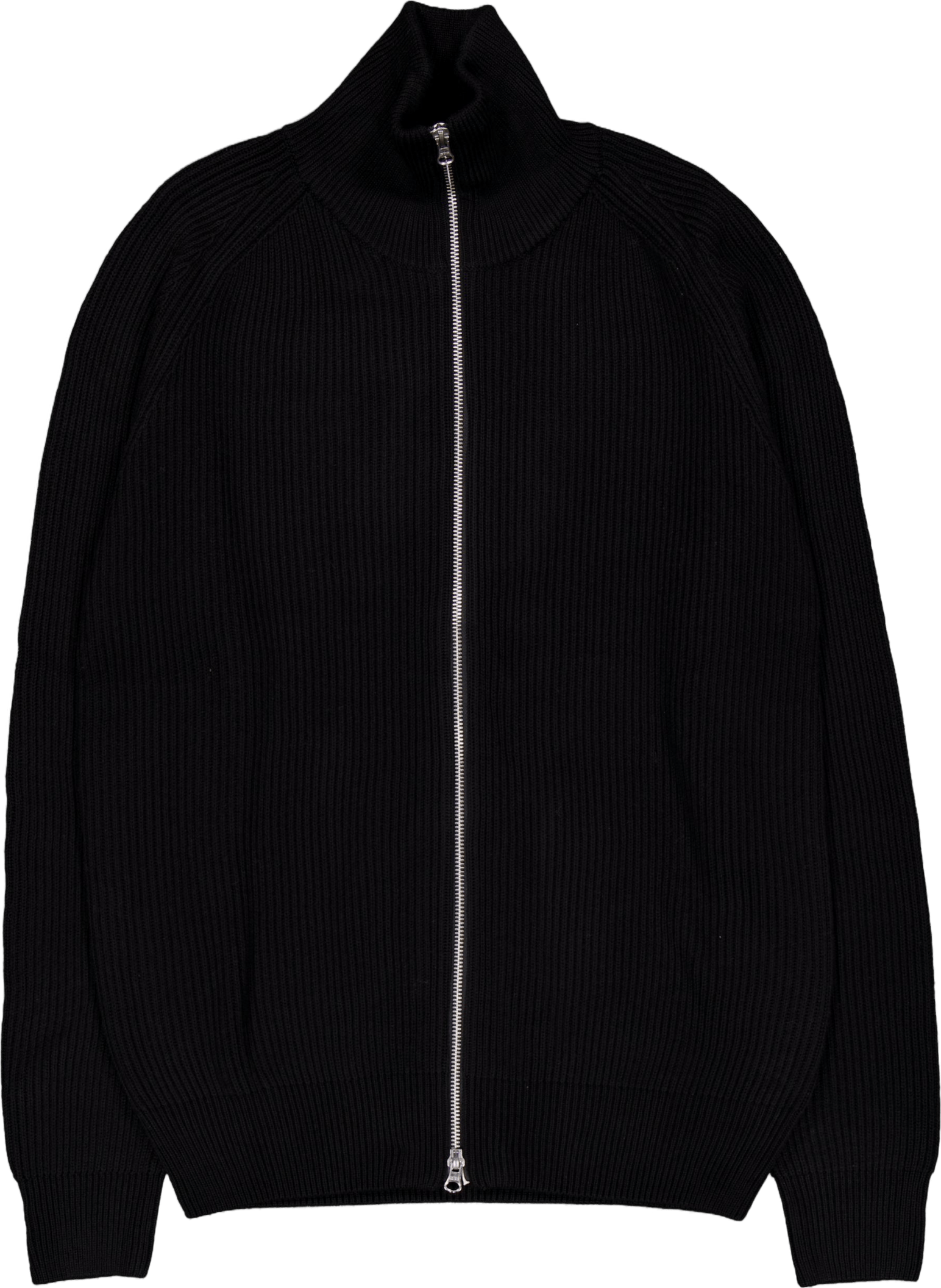 Knit Fullzip 09 Black