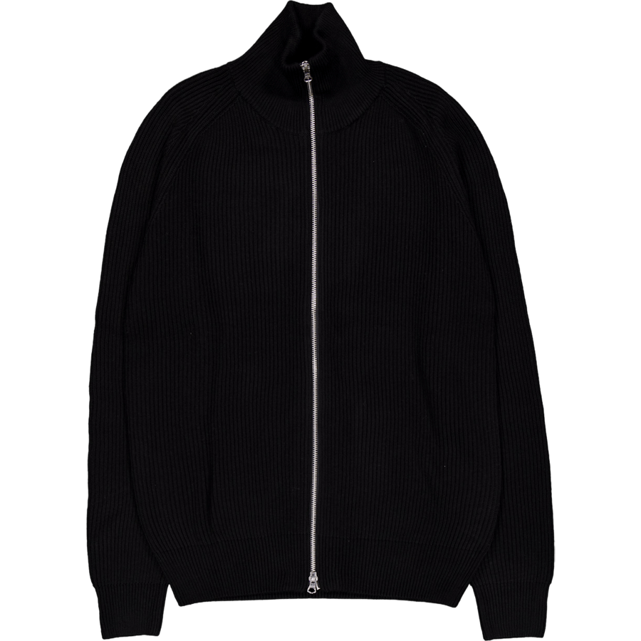 Knit Fullzip 09 Black