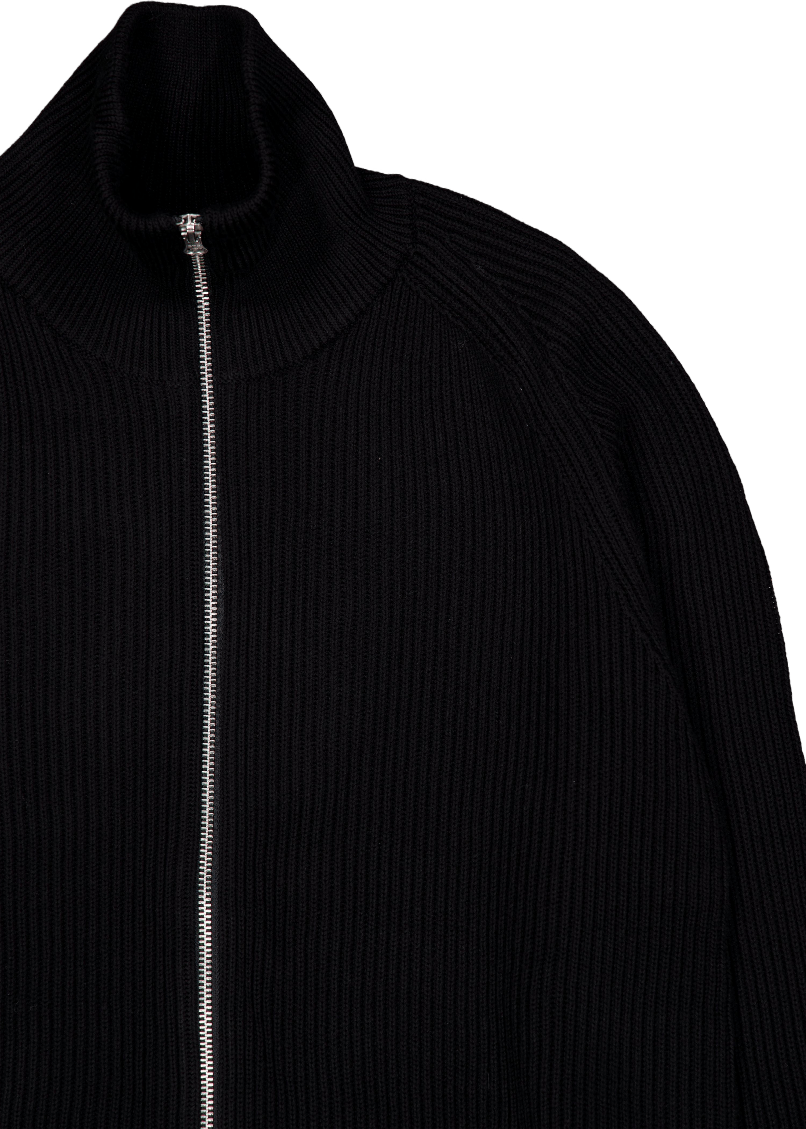 Knit Fullzip 09 Black - Bild 3
