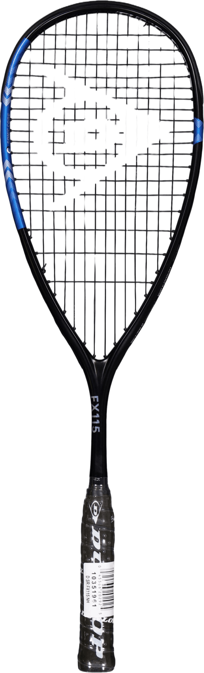 Fx 115, Unisex, Utrustning, racketar, Squash, Svart/Blå, ONESIZE