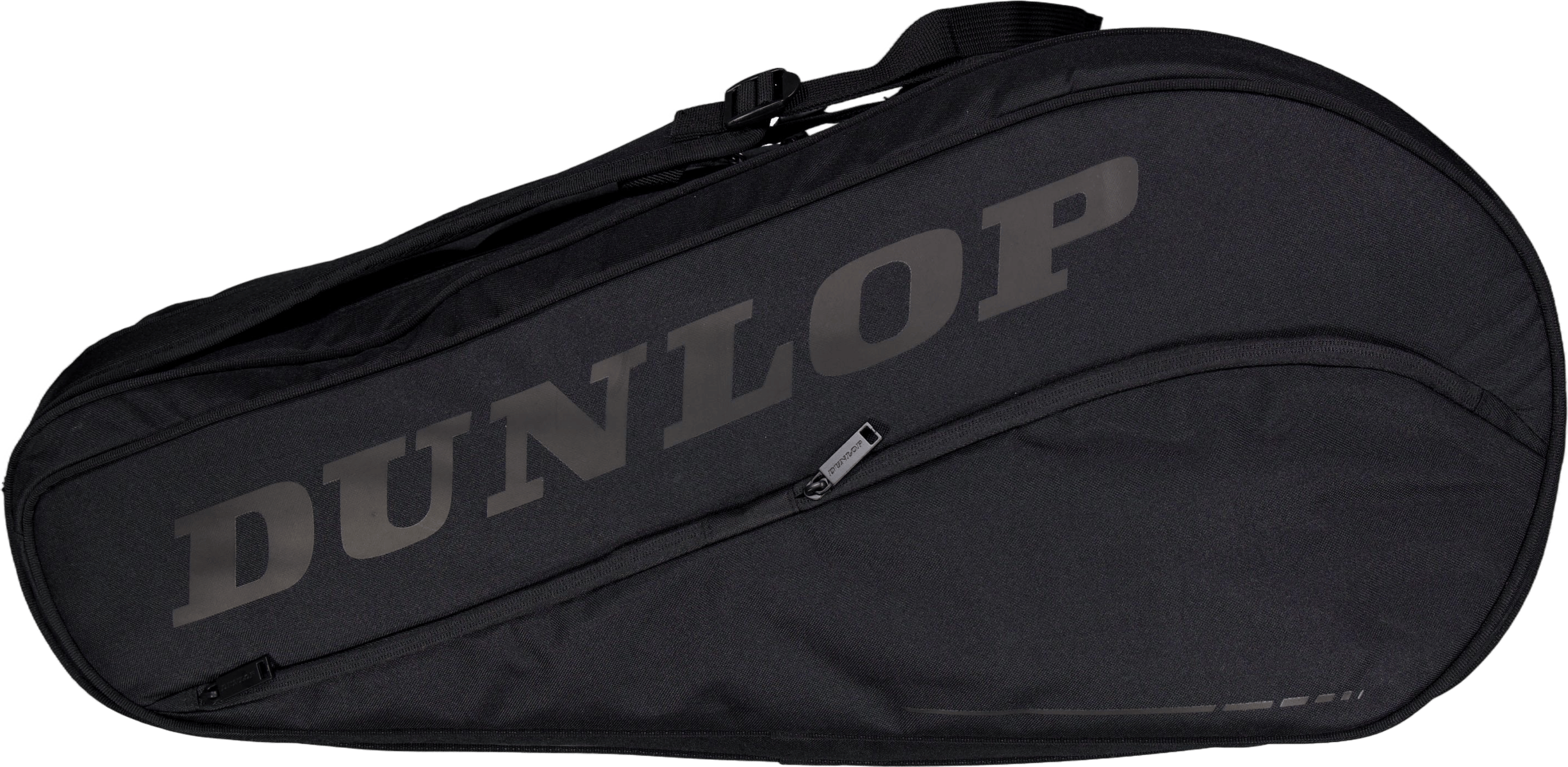 Team 12 Racket Bag Black, Unisex, Utrustning, väskor & ryggsäckar, Squash, Svart, ONESIZE