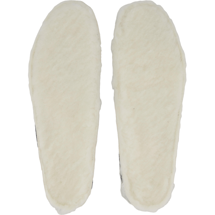 Bl Sheepskin Footbed White