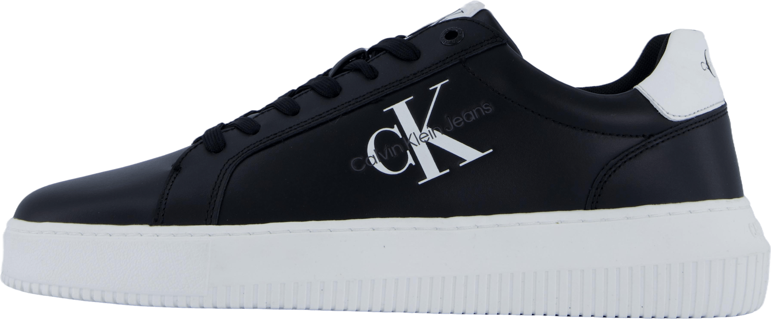 Chunky Cupsole Mono Lth Black/bright White, Male, Skor, Sneakers, Sneakers, Svart, EU 41