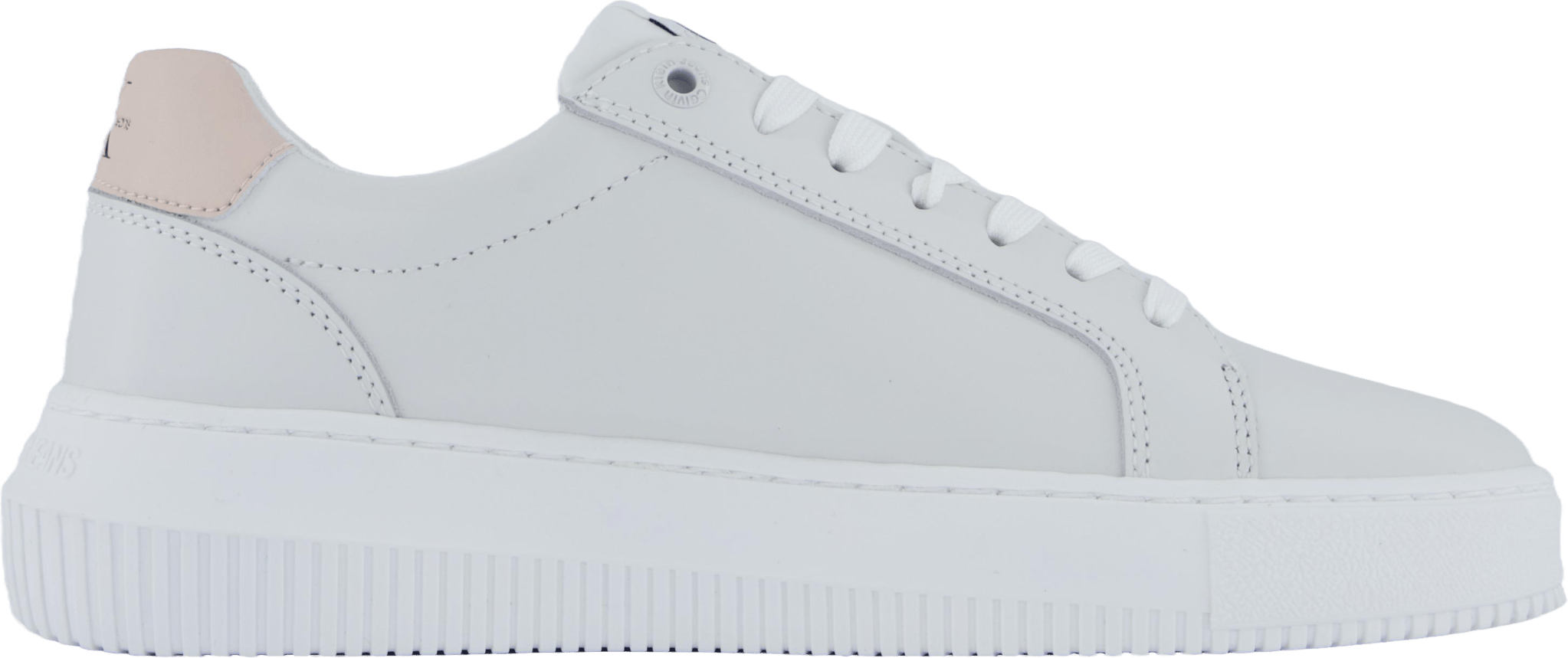 Chunky Cupsole Mono Lth Wn Bright White/whisper Pink - Bild 3