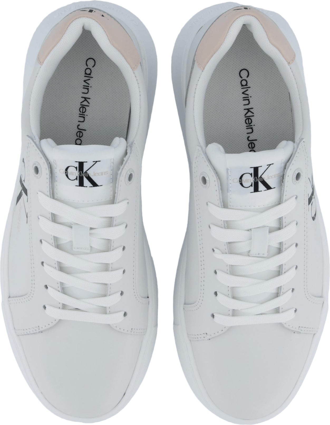 Chunky Cupsole Mono Lth Wn Bright White/whisper Pink - Bild 5