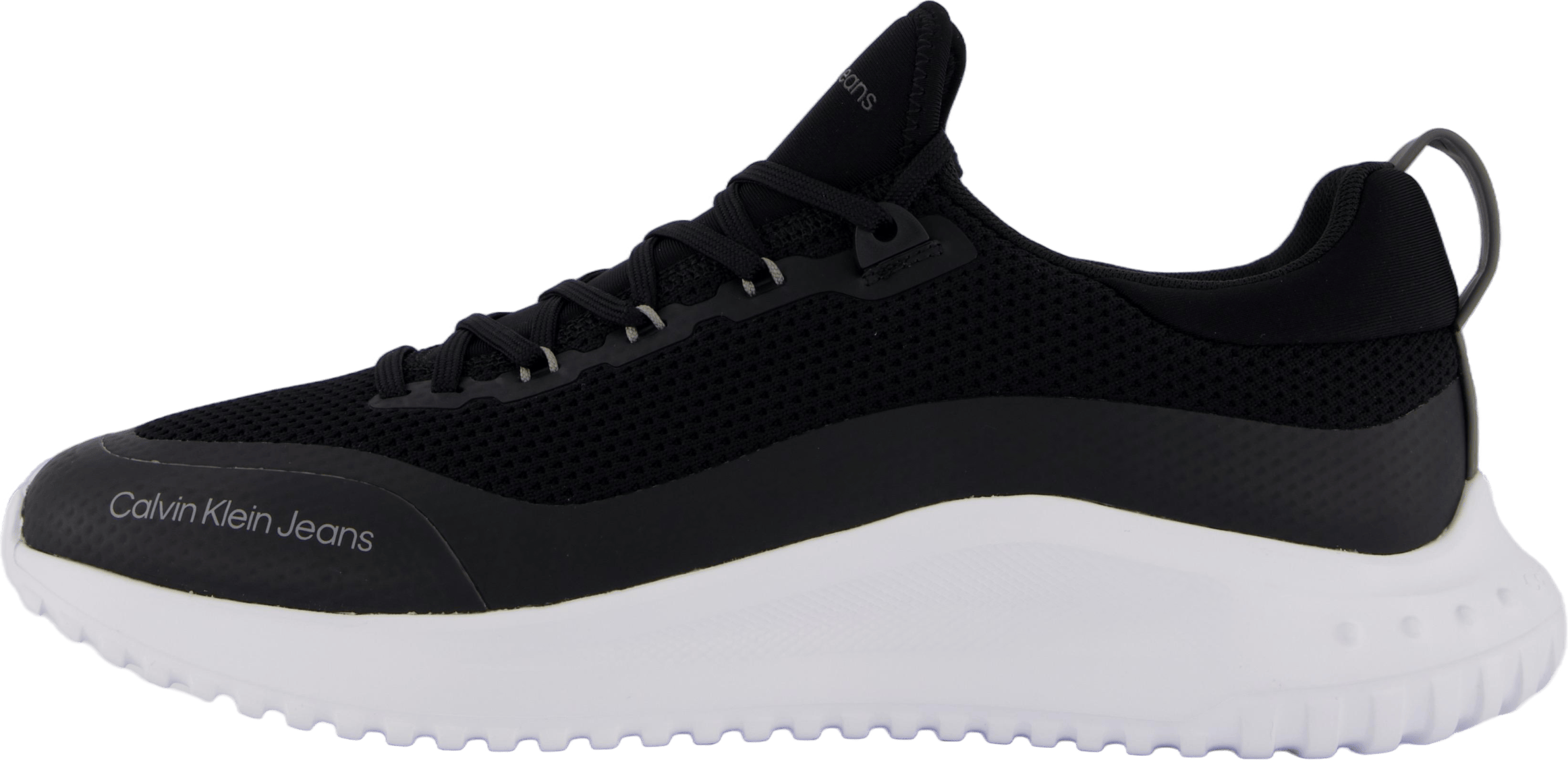 Eva Runner Sock Low Knit Mtr Black/white/ Charcoal Grey