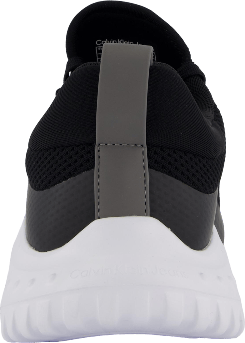Eva Runner Sock Low Knit Mtr Black/white/ Charcoal Grey - Bild 5