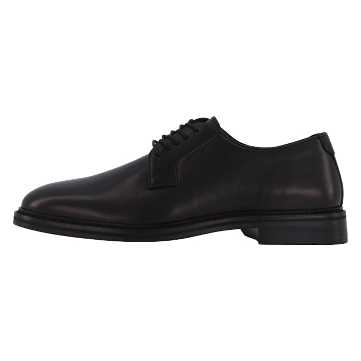 Bidford Low Lace Shoe Black, Male, Topánky, Poltopánky, spoločenské topánky, Čierna, EU 40
