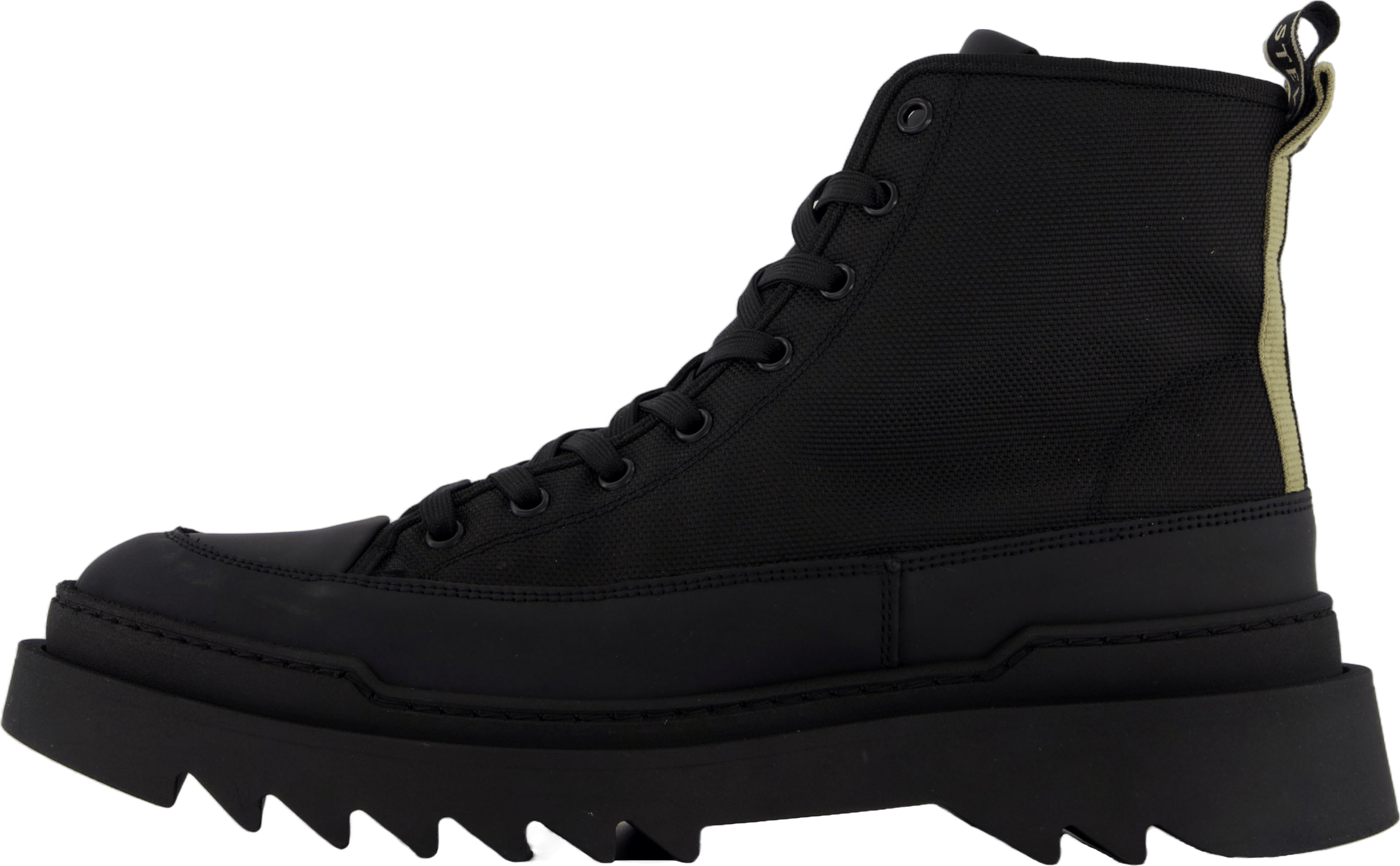 Kamiki High U Textile Black