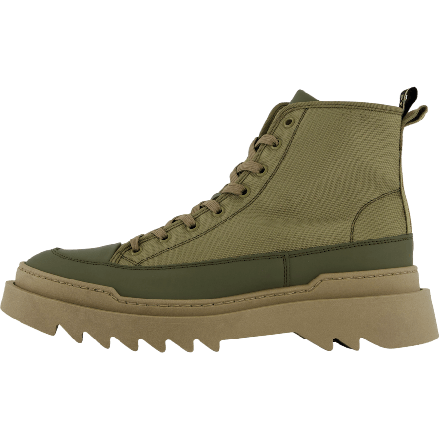 Kamiki High U Textile Kaki Green