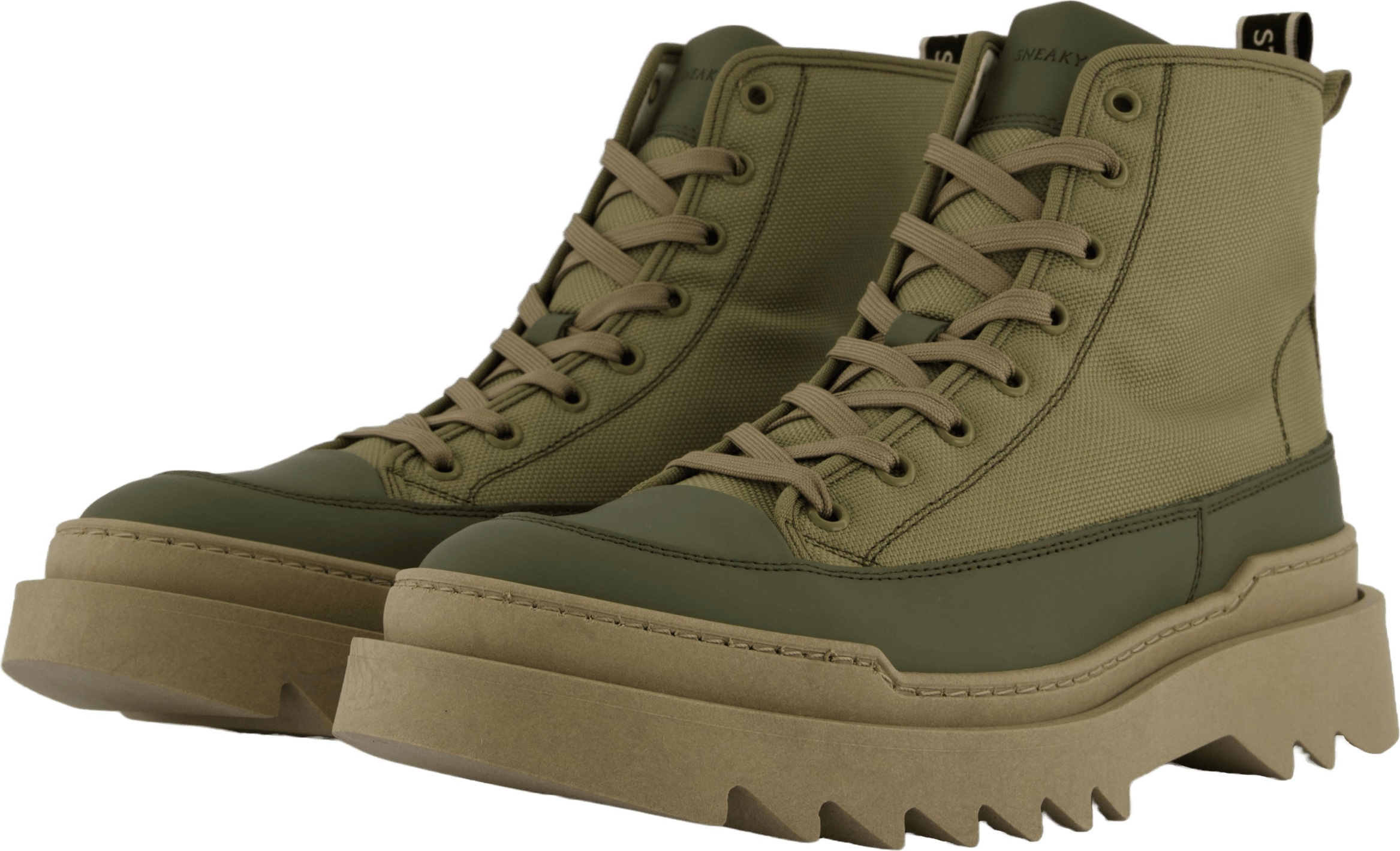 Kamiki High U Textile Kaki Green - Bild 2