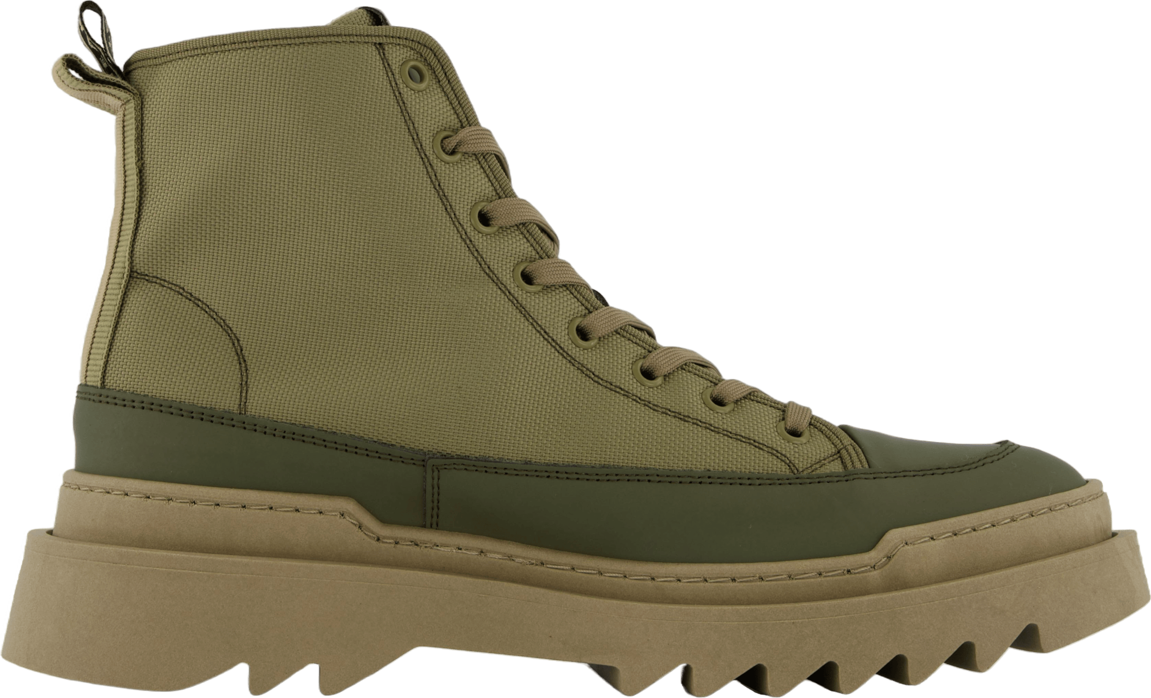 Kamiki High U Textile Kaki Green - Bild 3