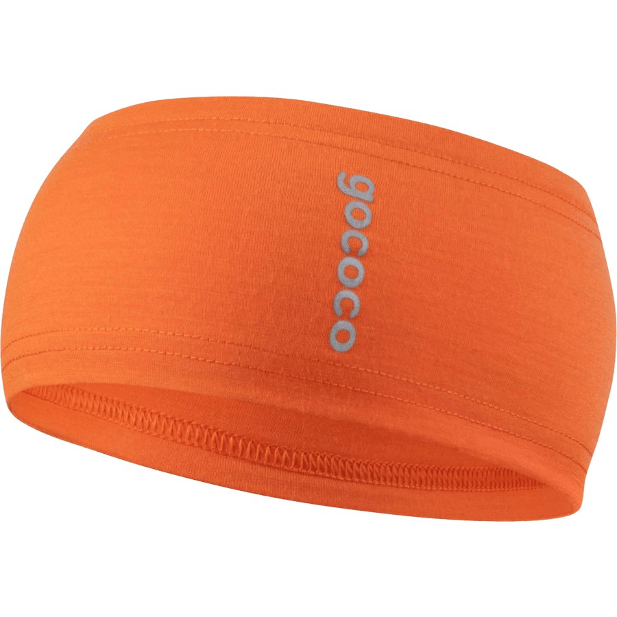 Straight Headband Wool Orange