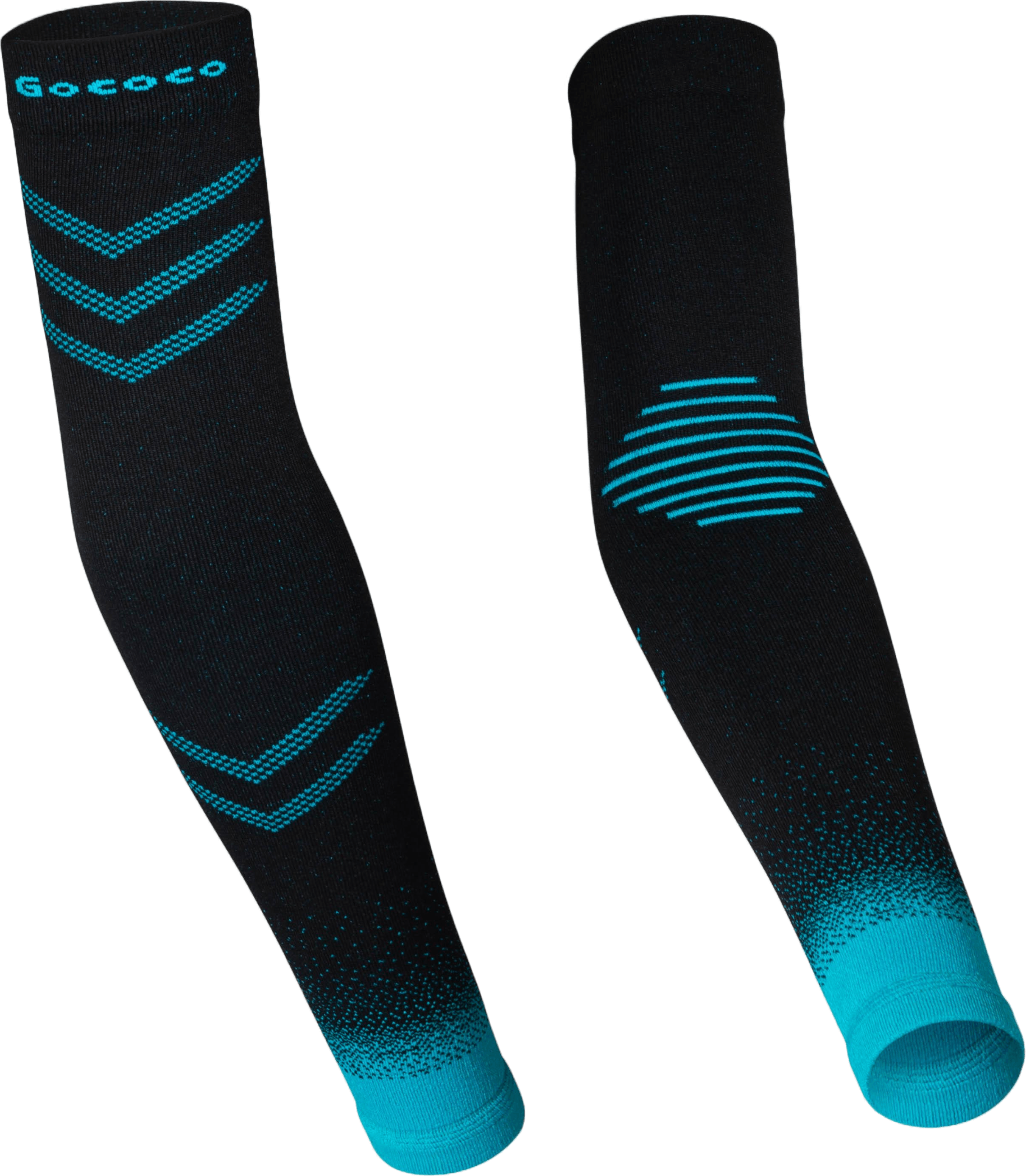 Arm Sleeve Protector Black/turquoise, Unisex, Utrustning, Skydd, Löpning, Svart, S