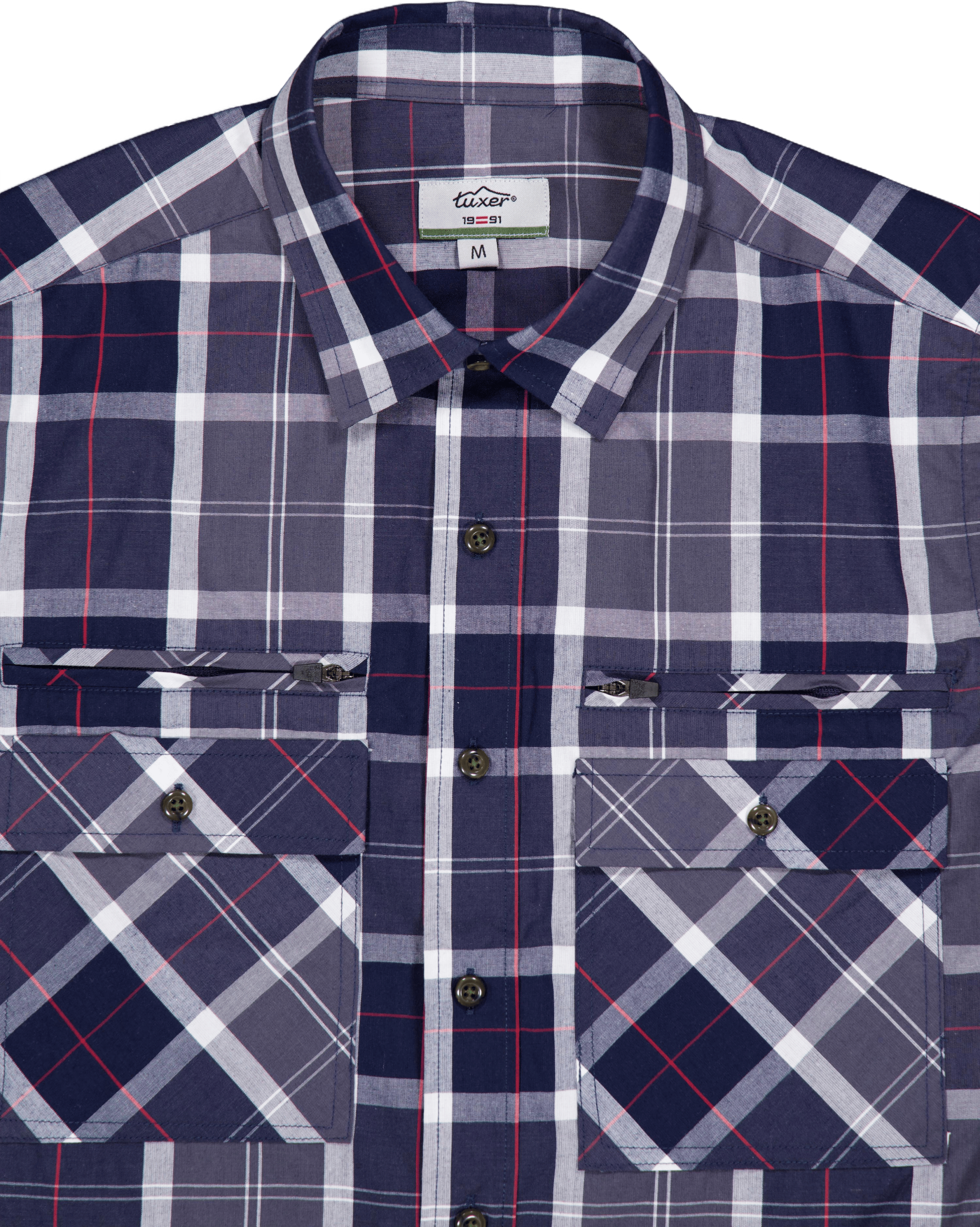 Iowa Shirt Dark Navy Check - Bild 3