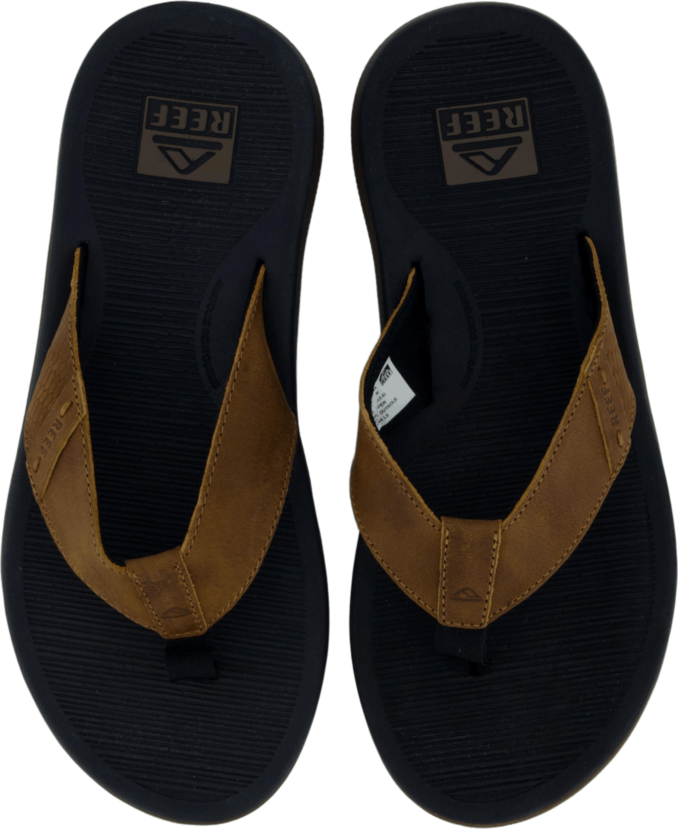 Black and tan flip flops online