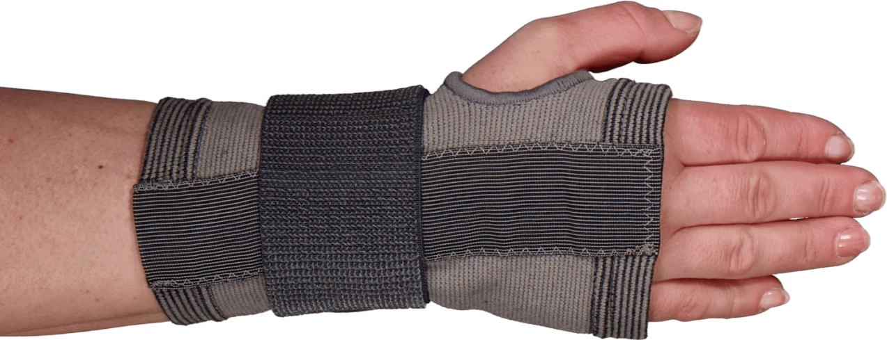 Qd Knitted Wrist Support Grey, Unisex, Utrustning, Skydd, Träning, Grå, S