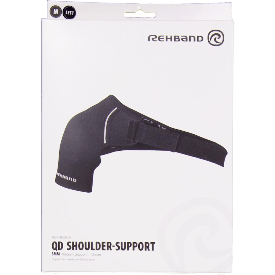 Qd Shoulder Support Left 3mm Black
