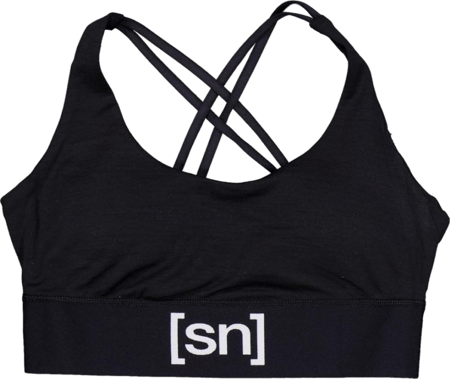 W Super Top Black, Female, Apparels, Sports Bras, Workout, Black, M