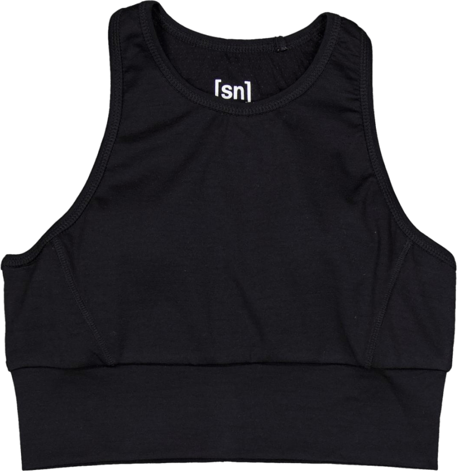 W Liquid Flow Top Black