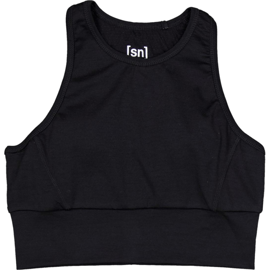 W Liquid Flow Top Black