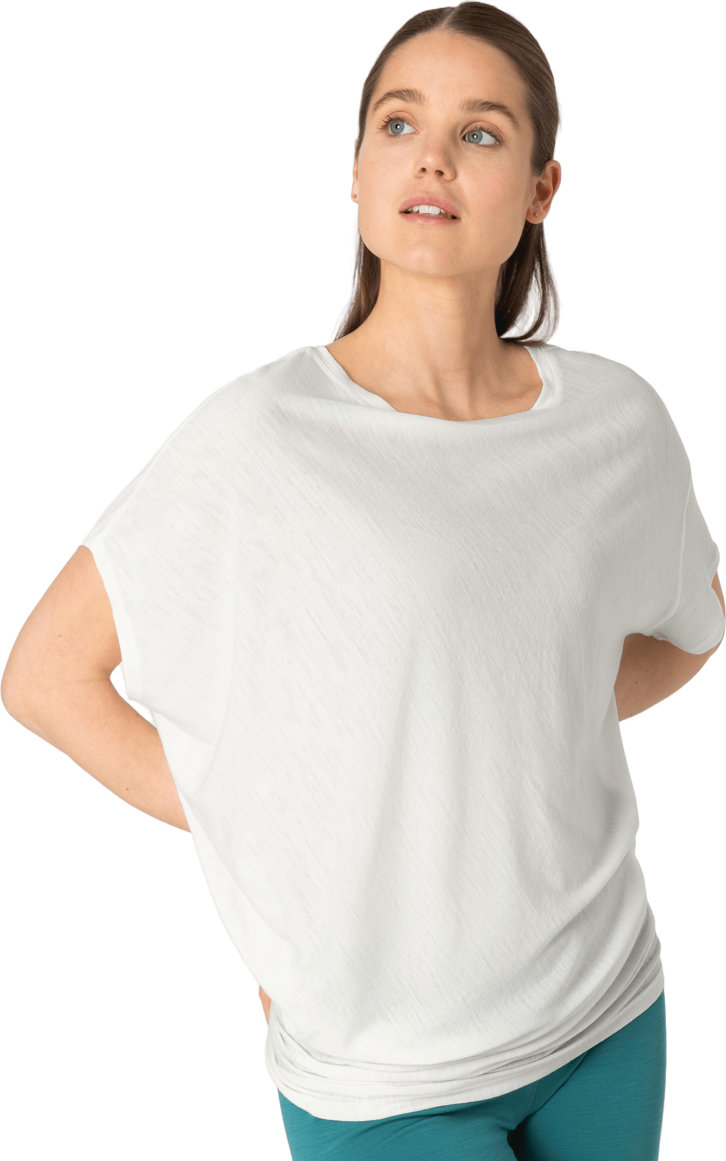 W Yoga Loose Tee White