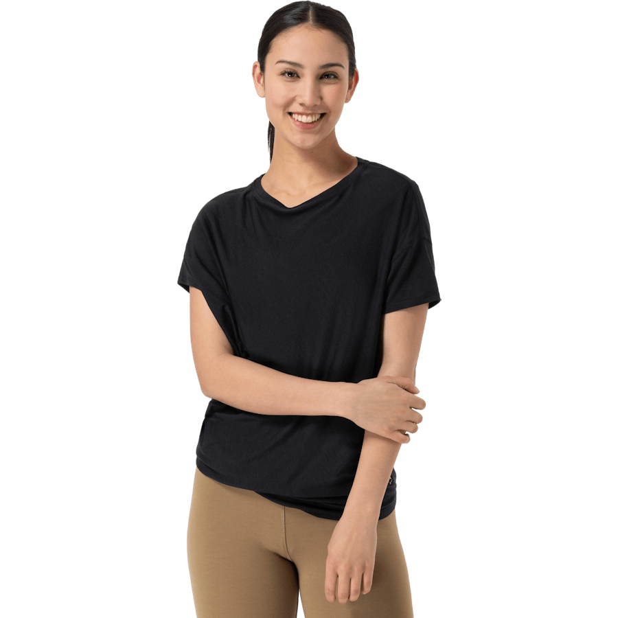 W Yoga Loose Tee Black