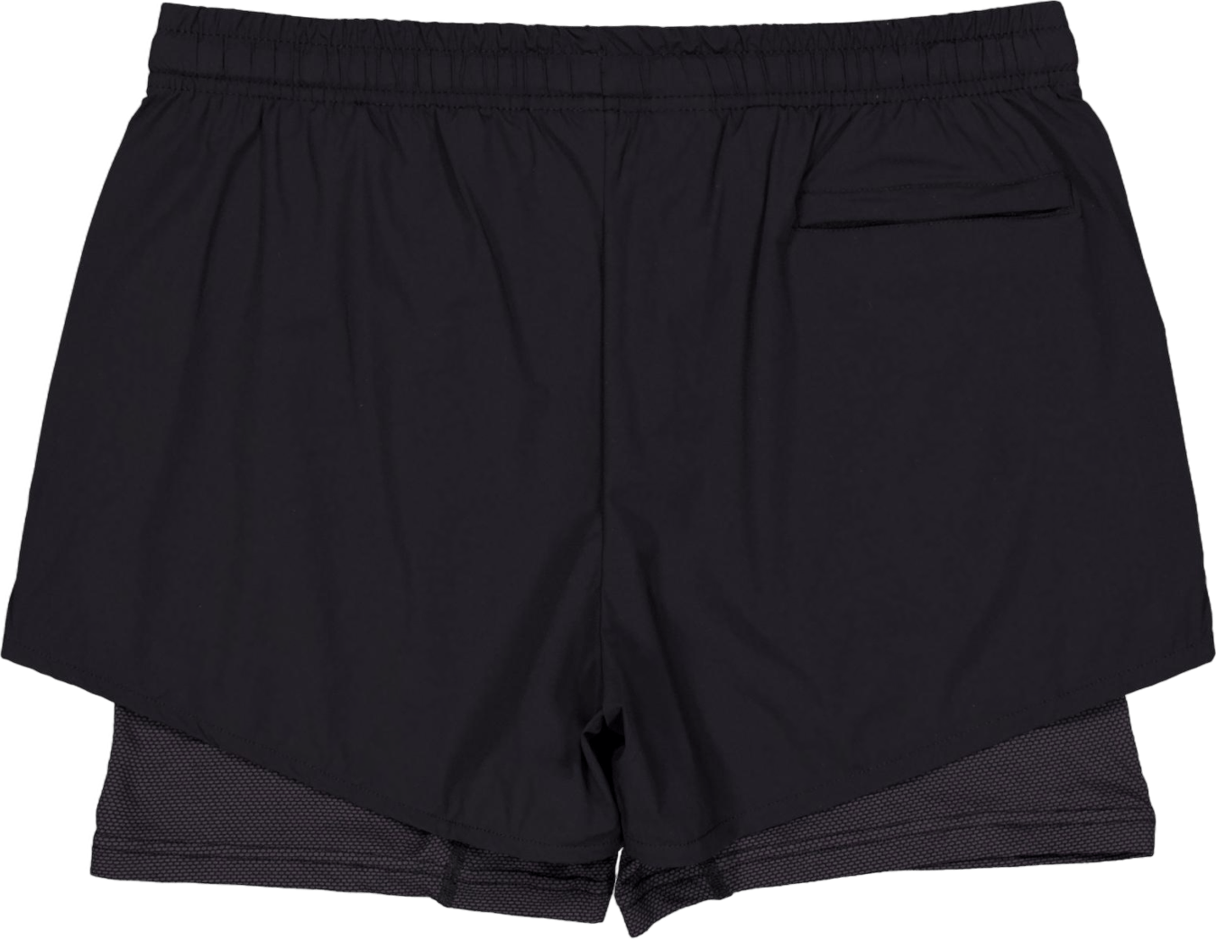 W Double Layer Shorts Black - Bild 2