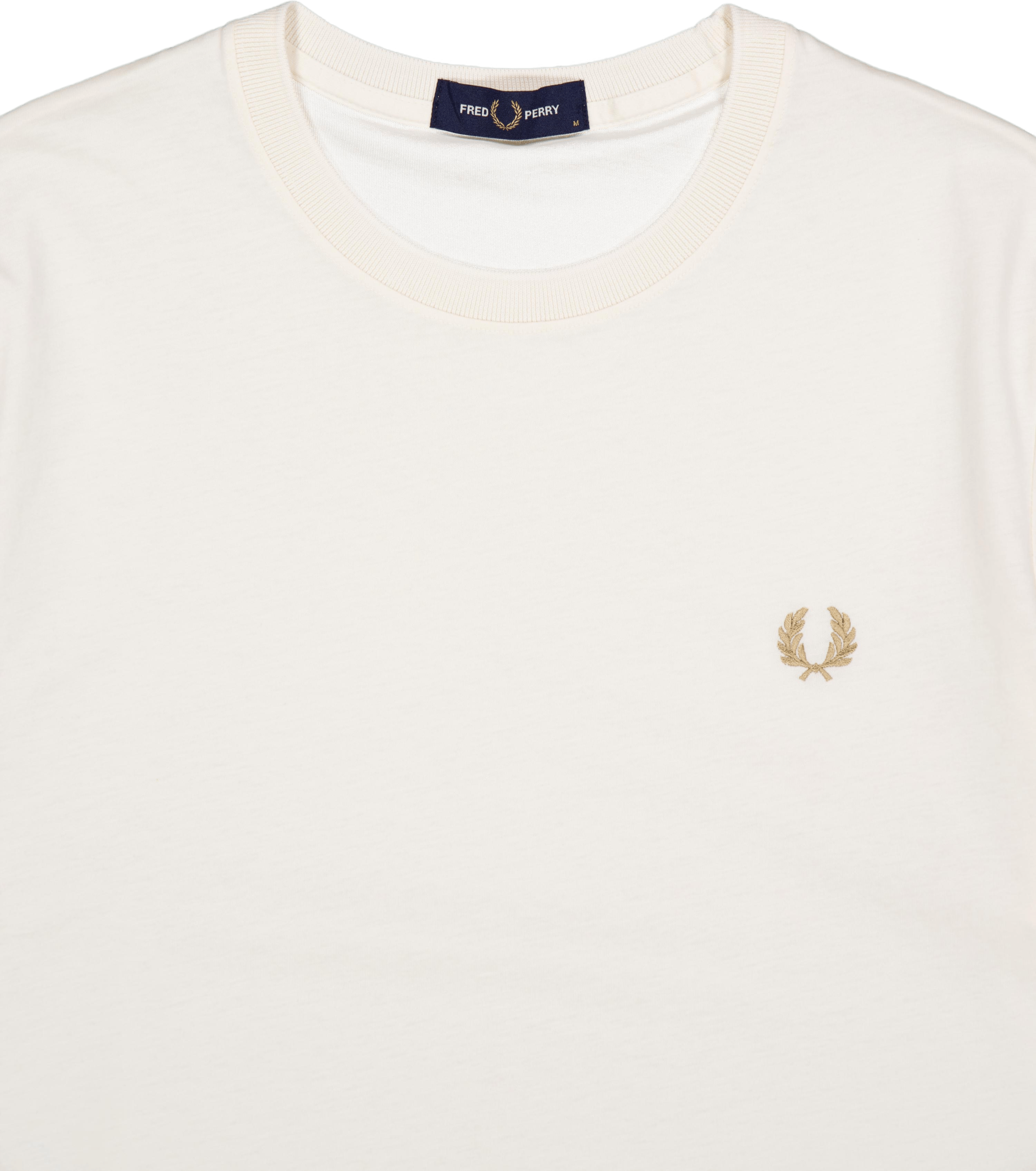 Crew Neck T-shirt V37 Ecru/warm Stone - Bild 3