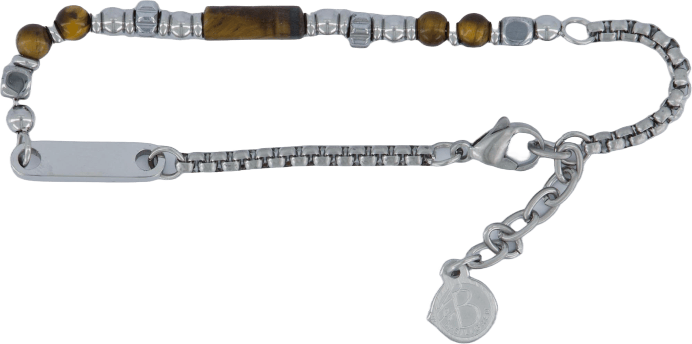 Bracelet Steel/brown