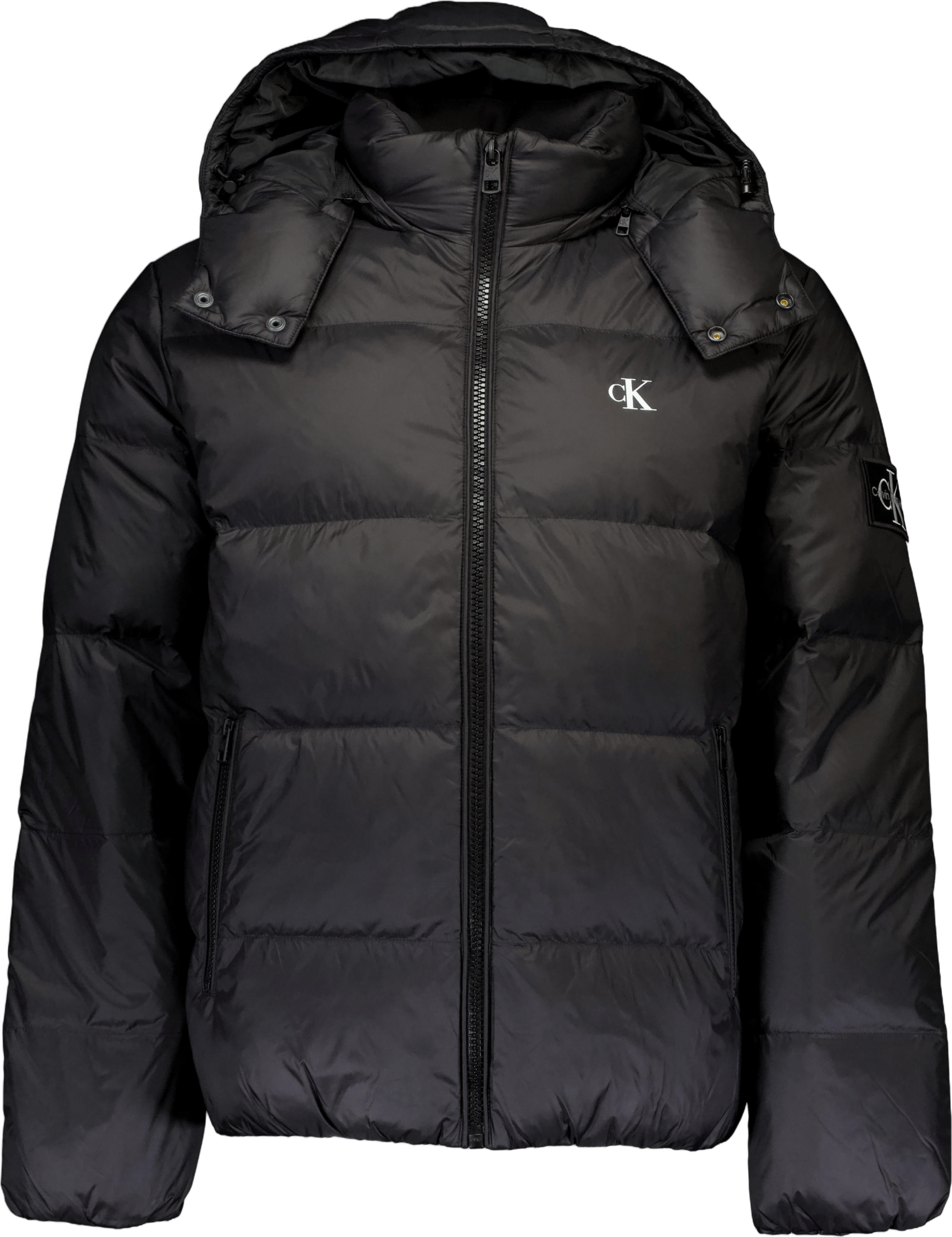 Essentials Down Jacket Beh Ck Black, Male, Odevy, bundy, Čierna, M