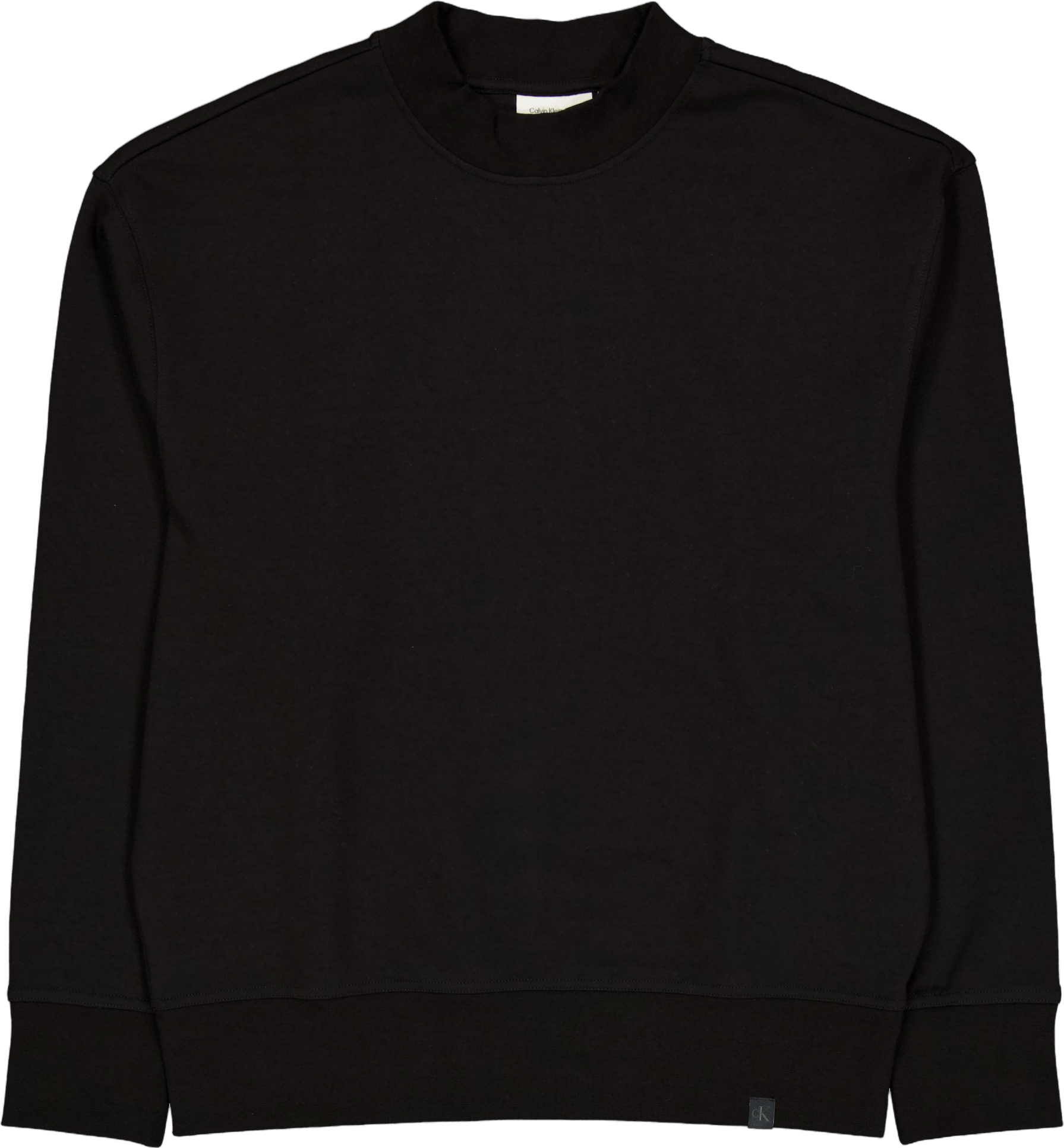 Interlock Crew Neck Beh Ck Black